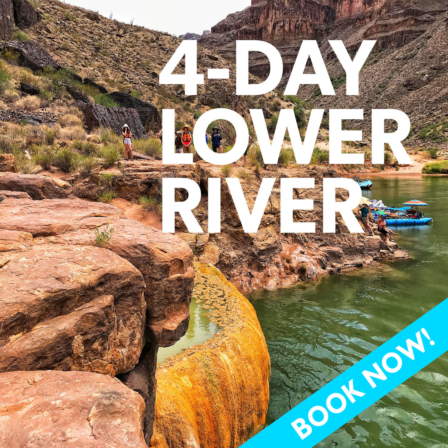 4-day Grand Canyon lower river trip