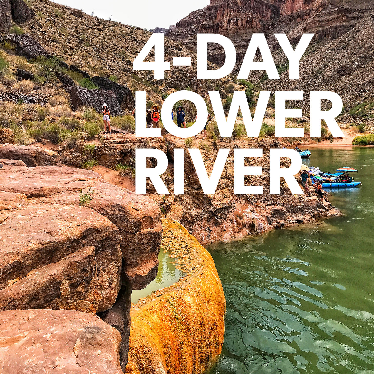 4-day Grand Canyon river trip