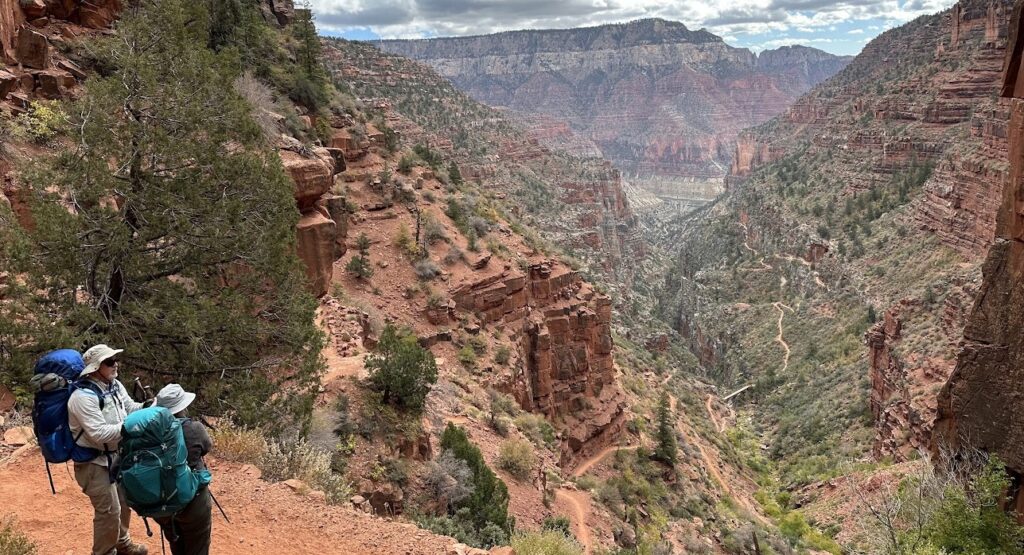 Grand Canyon Rim-to-Rim backpacking on the North Rim