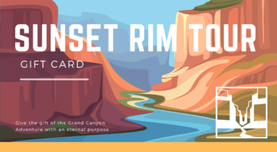 Grand Canyon Sunset Rim Tour Gift Card Grand Canyon Sunset Rim Tour Gift Card