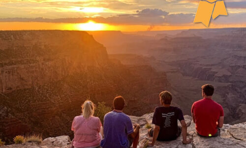 Family on a Grand Canyon sunset tour
