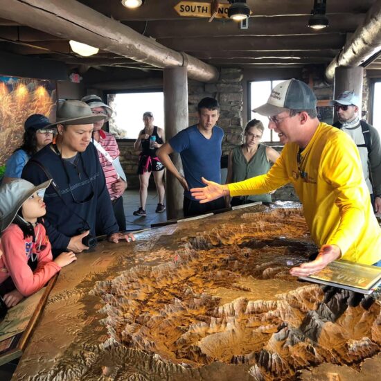 Grand Canyon Rim Trail of Time Walking Tour Canyon Ministries Yavapai Geology Museum
